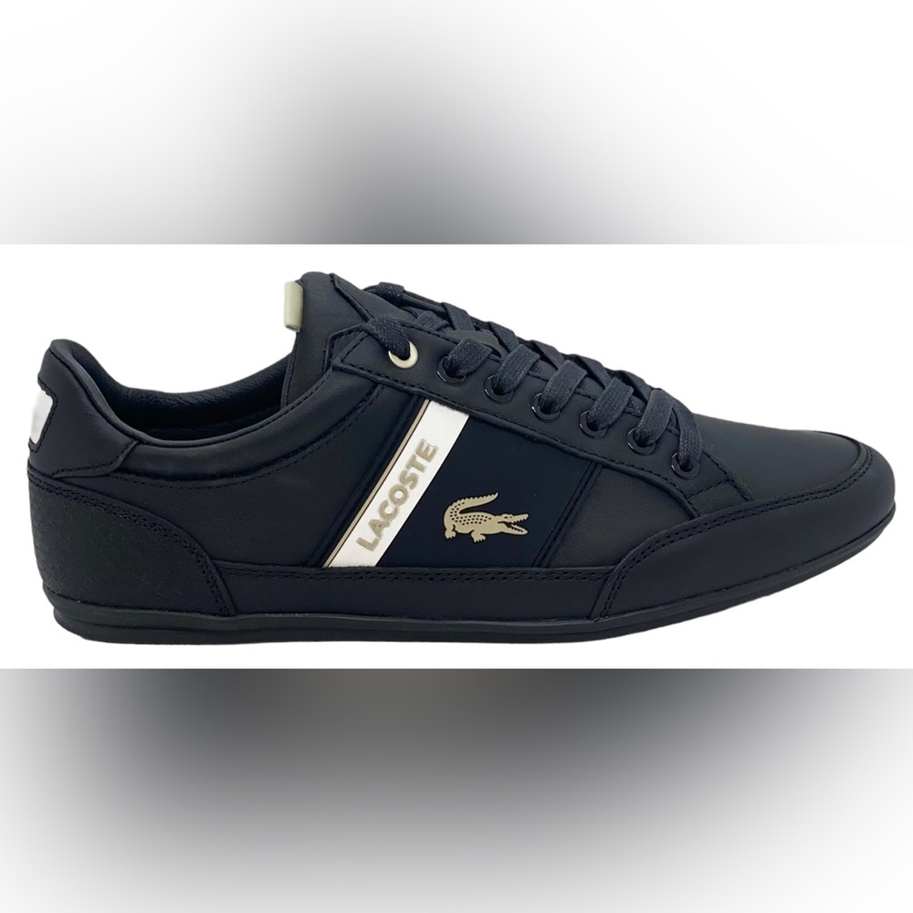 Lacoste Mens Chaymon Leather Shoes - Sizes 7.5, 10, & 10.5 - 7-42CMA001002H